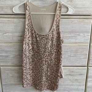 Sequin Racerback Tank Top